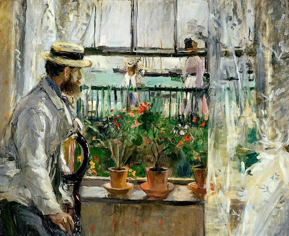 berthe-morisot-eugene-manet-on-the-isle-of-wight
