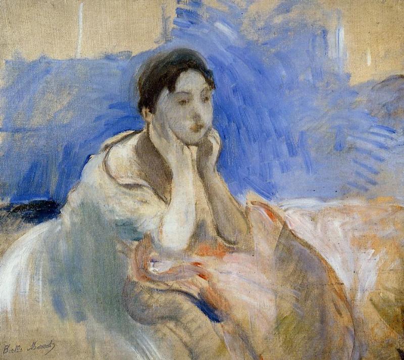 berthe-morisot-jeune-fille-accoudee