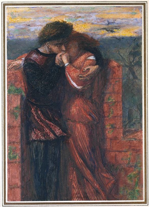 dante-gabriel-rossetti-carlisle-wall-the-lovers