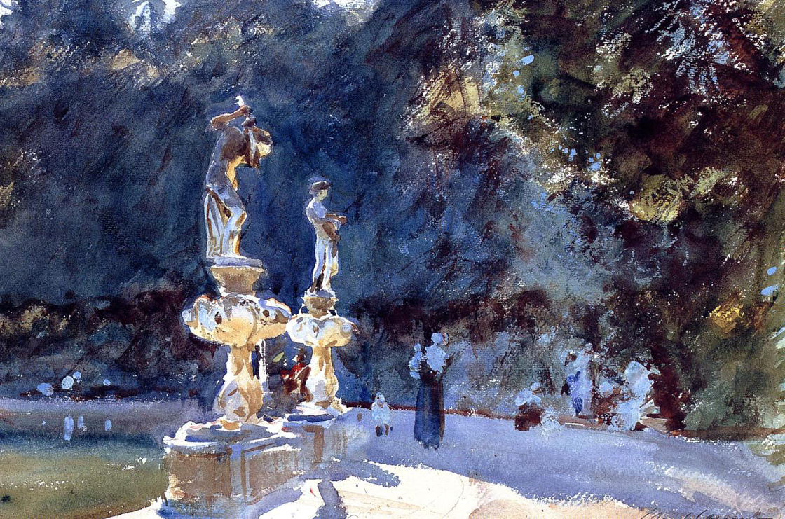 john-singer-sargent-florence-fountain-boboli-gardens