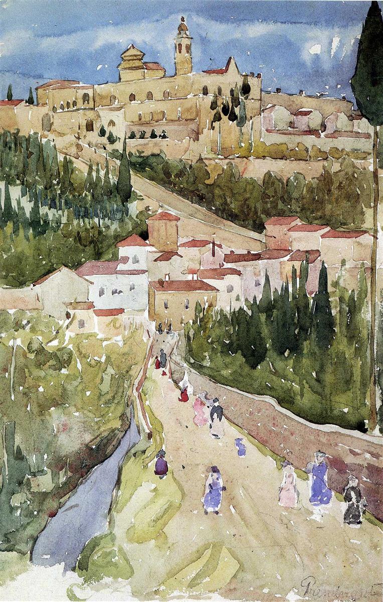 maurice-prendergast-assisi